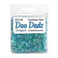 Buttons Galore Doo Dadz – Flat Back Crystal Gems & Iridescent Sprinkles For Crafts (65g)
