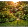 thumbnail image 3 of Shepherd Hooks 2 Pack - 47 Inches High 1/2 Inch Thick Adjustable Rust Resistant Shepards Hooks for Outdoor Solar Lights, Lanterns, Flower Basket, Bird Feeder., 3 of 6