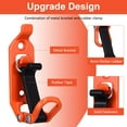 thumbnail image 3 of GARVALON 4pcs Truck Rack Accessories Roof Rack Mount Kits Orange for Vehicle Roof Rack, 3 of 7