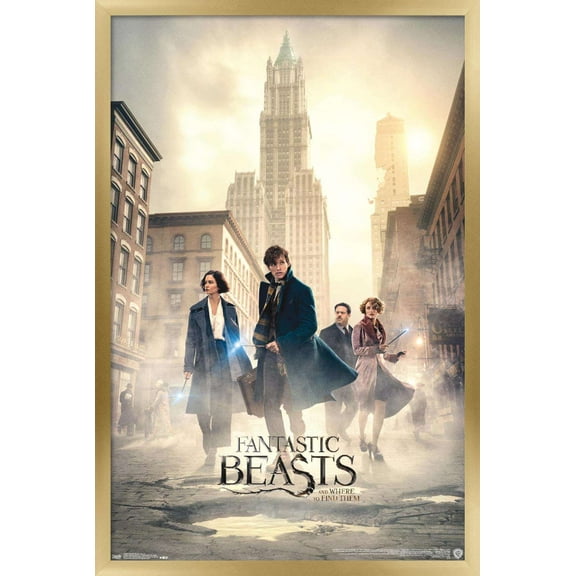 Fantastic Beasts And Where To Find Them - Streets Wall Poster, 22.375" x 34", Framed