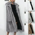 thumbnail image 2 of Women's Oversized Winter Faux Fur Coats Long Sleeve Fuffy Long Open Fron Luxury Cardigan Jackets Shaggy Outerwear, 2 of 7