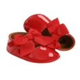 thumbnail image 4 of Baby Girl Princess Flats Ribbon Bow Decor Non-Slip Soft Sole Shoes Princess Fashion, 4 of 8