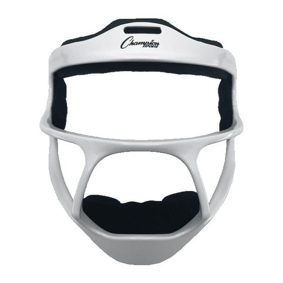 Champion Sports Magnesium Softball Face Mask - Lightweight Masks for Youth - Durable Head Guards - Premium Sports Accessories for Indoors and Outdoors - White