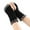 Black, variant on Fingerless Thumb Hole Short Gloves Mittens Winter Arm Warmer,Christmas Gifts for Lover(7.9Inch,Blue)