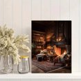 thumbnail image 2 of Retro Rainbow Arch Geometric Canvas Print Gaming Room Decor, 2 of 8