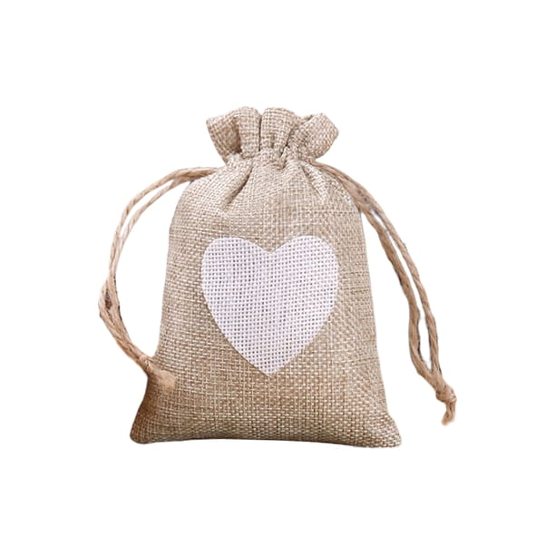 Advancent Bolsa de arpillera con cordón para regalo, pequeño organizador, pendientes, joyería, colgantes, pulsera, almacenamiento, soporte Almacenamiento y organización del hogar Gris