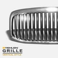 thumbnail image 3 of Stehlen 642167821120 Vertical Front Hood Bumper Grille - Chrome For 2006-2008 Dodge Ram 1500 / 2006-2009 2500 3500, 3 of 5