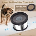 thumbnail image 4 of Cuenco de agua para perros UPSKY de acero inoxidable de 8 litros, antiderrames, antideslizante, 4 of 8