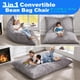 thumbnail image 3 of Sillón Puff Hobestluk 3 en 1 Plush Gris 191x140 cm, 3 of 9