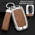 thumbnail image 5 of For Honda C 4 buttons Civic CR-V HR-V VEZEL JAZZ Accord Jade Crider Odyssey Protector Bag Zinc alloy+leather Car Key Cover Case, 5 of 29