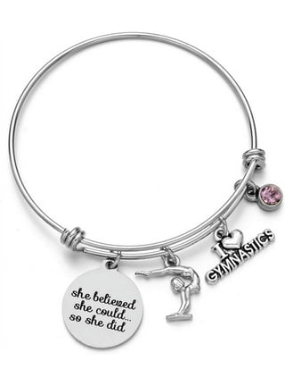 Gymnast charms shop for bracelets
