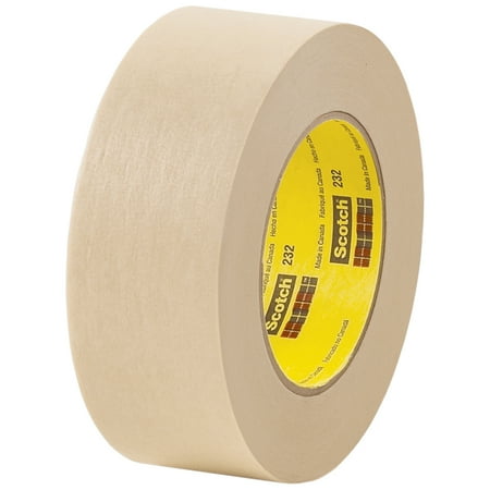 UPC: 0848109020822 | Scotch T93723212PK 2 in. x 60 yards 232 Masking Tape Tan – Pack of 12