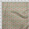thumbnail image 3 of oneOone Silk Tabby Fabric Watercolor Floral Fabric Prints By Yard 42 Inch Wide, 3 of 4