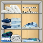 QQbed Premium 6 PACK Jumbo EXTRA LARGE Vacuum Seal Space Saver Durable Storage Packing Bags