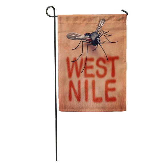 POGLIP West Nile Virus Disease As Mosquito Borne Illness Bite Garden Flag Decorative Flag House Banner 12x18 inch