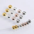 thumbnail image 4 of EOEMY 50Pcs Rondelle 5mm 6mm Gold/Silver/Rose Gold Brass Metal Loose Spacer Beads-Dark Silver-6X3mm, 4 of 4