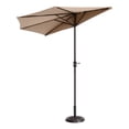 thumbnail image 6 of Villacera 9FT Outdoor Half Patio Umbrella - Balcony Furniture, Beige, 6 of 10