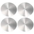 thumbnail image 1 of 4uds 75mm Plateado Tono Auto Rueda Centro Cubo Tapas Emblema Insignia Calcomanía, 1 of 1