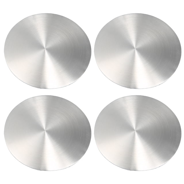 4pcs 70mm Silver Tone Car Auto Universal Wheel Center Hub Caps Emblem Badge Decal Sticker