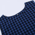 thumbnail image 6 of Hontri Striped Y2k Gingham 2 Piece Pants Set with Sleeveless Tank Top Blue XL, 6 of 8