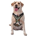 thumbnail image 1 of Kdxio Harnais pour Chien Lapins sur Imprimé Floral Réglable Réfléchissant Oxford Contrôle Facile Harnais Moyen Grand pour Entraînement et Quotidien-Moyen, 1 of 6