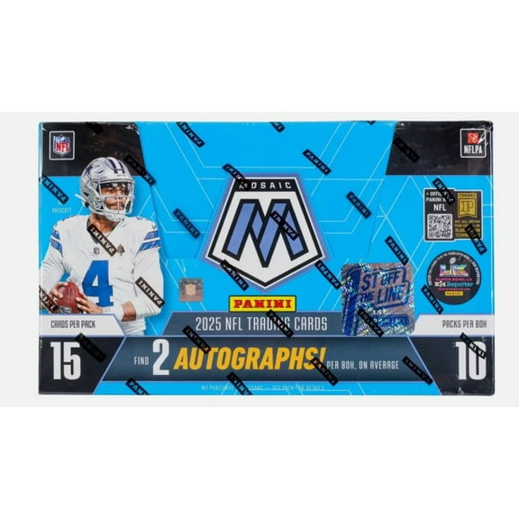 2025 Panini Mosaic Football 1st Off the Line FOTL Hobby Box