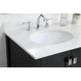 thumbnail image 3 of 36 inch Single Bathroom Vanity in Black with Backsplash, 3 of 8