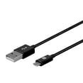 thumbnail image 2 of Monoprice 113919 6" USB-A to Micro-USB-B Power Cable M/M Black, 2 of 6