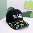 thumbnail image 2 of Xfvqtps Baby Baseball Cap Infant Toddler Boys Girls Summer Hat Letter Print Beach Breathable Sun Protection Sun Hat, 2 of 5