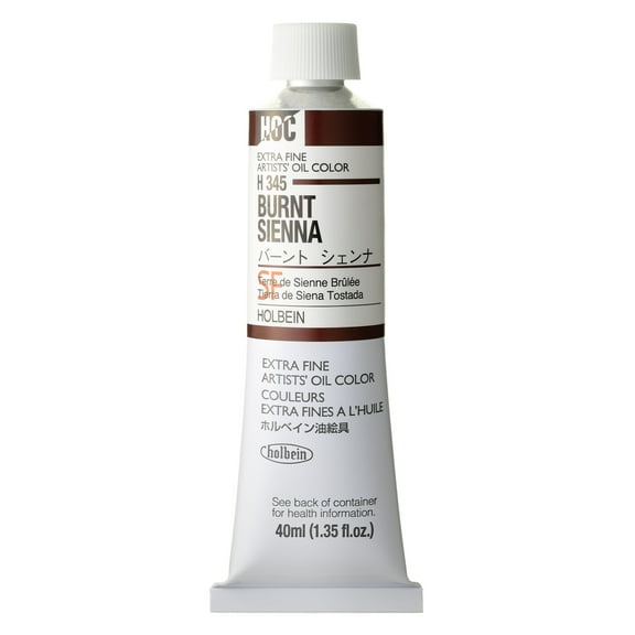 Holbein Artists' Oil Color, 40ml, Burnt Sienna