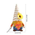 thumbnail image 3 of Antqov Thanksgiving Faceless Fall Gnomes Dolls Ornaments Holiday Decorations Sunflower Maple Leaf Rudolf Fall Decor for Party Home Tabletop Supplies Gifts, 3 of 6