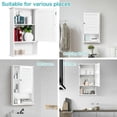 thumbnail image 2 of GVN 27.5 Inch H Wall Hanging Bathroom Storage Cabinet, Bathroom Shelves Over Toilet for Bathroom Laundry Room Kitchen, 2 of 8