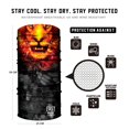 thumbnail image 2 of Fiery Lion Neck Gaiter, 2 of 6