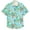 Aqua Blue, variant on Aloha from Paradise Short Sleeve Aqua Aloha LG