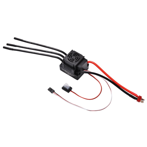 120A Brushless 2-4S ESC con BEC para 1: 8 1:10 TRAXXAS RC Car Short Truck Off-road Crawler Abody 120A