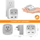 thumbnail image 4 of Adaptador de alimentación TESSAN tipo I con 2 USB AU NZ AR CN, 4 of 6