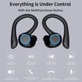 thumbnail image 3 of TWS Bluetooth 5.1 Earhook Earphone Sports LED Headsets Headphone Wireless Earbuds Noise Reduction With Microphone For HiFi Music BQWCHIN, 3 of 7