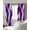 Purple, variant on Red White Moire Blackout Curtains for Bedroom/Living Room, Thermal Insulated Kitchen Curtains, Modern Abstract Art Grommet Darkening Window Treatment Drapes 52"x63"x2