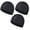 Black, variant on Deeceymbur Swimming Cap for Women, Adult Unisex Waterproof PU-Coated Swim Cap – Hair & Ear Protection, Non-slip & Comfortable Fit for Swimming