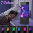 thumbnail image 1 of QJUHUNG Jellyfish Light Lava Lamp Aquarium LED Multicolor Lighting Mood Night Light, 1 of 9