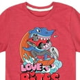 thumbnail image 3 of Hot Wheels - Shark Love Bites - Toddler & Youth Short Sleeve Graphic T-Shirt, 3 of 5