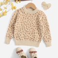 thumbnail image 2 of QQAMB Girls Toddlers' Sweaters Crewneck Cute Printed Knitted Pullover Fall Winter Warm Long Sleeve Sweaters,6 Years, 2 of 6