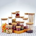 thumbnail image 2 of Tarros de almacenamiento de 250 ml Contenedores de almacenamiento de alimentos Envase sellado Suministros para barras de chocolate caliente Contenedores de vidrio Tarro de vidrio, 2 of 6