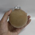 thumbnail image 2 of Fwttom 15pcs Christmas Ornaments, Flocking Christmas Ball Ornaments for Xmas Tree, Christmas Tree Ornaments for Wedding Party Christmas Decorations, 2.4" Fashion Holiday Gifts, 2 of 2