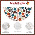 thumbnail image 3 of Bingfone Christmas Tree Skirt Mat Christmas Decoration Interior 48" -Color Balls, 3 of 6