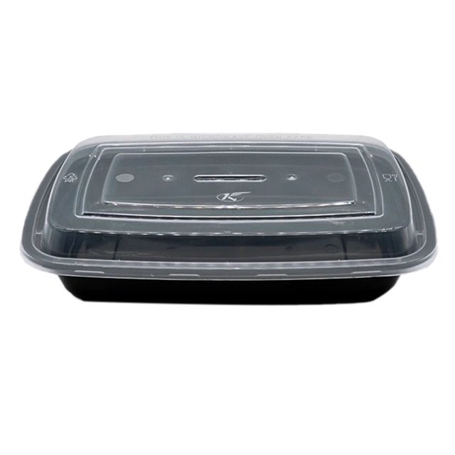 Binwennn Food Grade PP Material Rectangular Meal Prep Containers 50 Pack 25 Oz Food Storage Containers Food Disposable Meal Containers Reusable Bento Boxes BP A F Ree Table Mats with Napkins Fabric