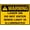 Warning Sign 4, variant on Lands Preserved No Trespassing Sign - 8"x12" Reflective Aluminum Metal Warning Signage with Symbol for Indoor Outdoor Use, Preserve Area, Property Security