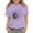 Light Purple, variant on Grblisyd Shirts for Girls 10-12 Years Kids Loose Sunflower Printed Summer Graphic Tops Crewneck Short Sleeve Butterfly Tees