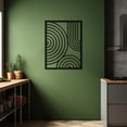 thumbnail image 4 of LaModaHome Exclusive Decorative Hoops And Frame Metal Wall Art – Durable & Artistic Metal Wall Art for Home and Office Decor, Perfect for Any Interior Design Aesthetic, 4 of 5