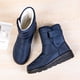 thumbnail image 5 of Botas para clima frío para mujer con botas de plataforma con gancho y bucle para viajes al aire libre, 5 of 8